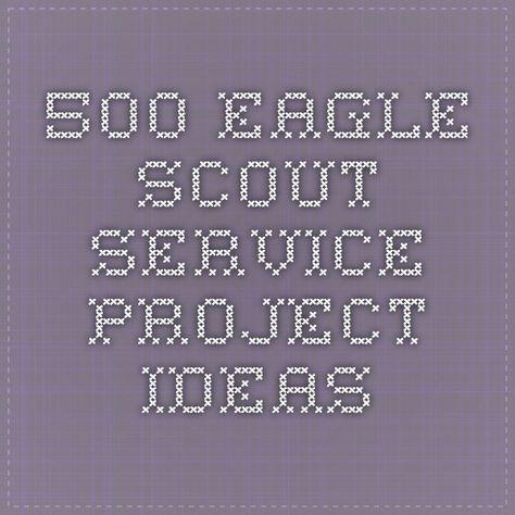 Easy Eagle Scout Project Ideas, Eagle Scout Projects Ideas, Eagle Scout Projects, Eagle Project Ideas, Eagle Scout Court Of Honor Ideas, Eagle Scout Quilt, Service Project Ideas, Eagle Scout Project Ideas, Boy Scouts Eagle