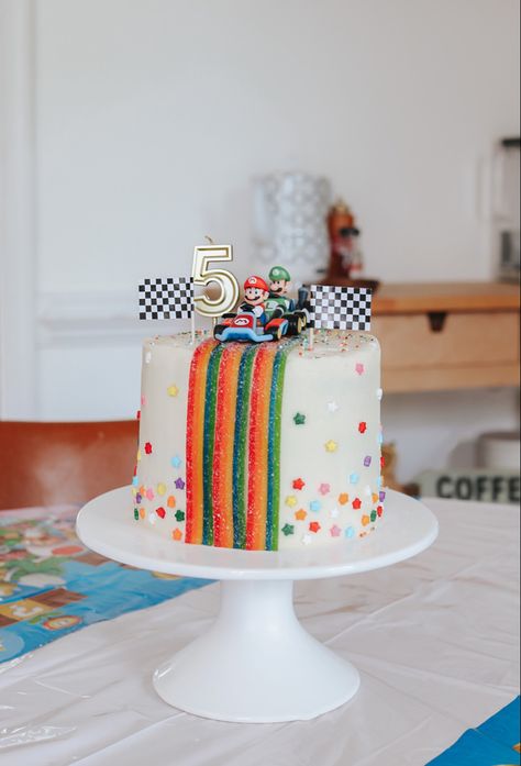 4th Birthday Party For Boys Mario, 5 Year Boy Old Birthday Cake, Mario Bros Bday Party, Four Years Old Birthday Ideas, Mario Kids Birthday Party, 6 Yr Birthday Party Ideas Boy, Mario Second Birthday, 6 Th Birthday Ideas For Boy, 5th Birthday Ideas For Boys Cake