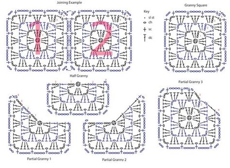 PATRÓN GRATIS Chaleco de Granny Básico en Crochet Pola Rok, Crochet Snowflake Pattern, شال كروشيه, Crochet Crop Top Pattern, Crochet Blocks, Crochet Stitches For Beginners, Crochet Square Patterns, Granny Squares Pattern, Crochet Tablecloth