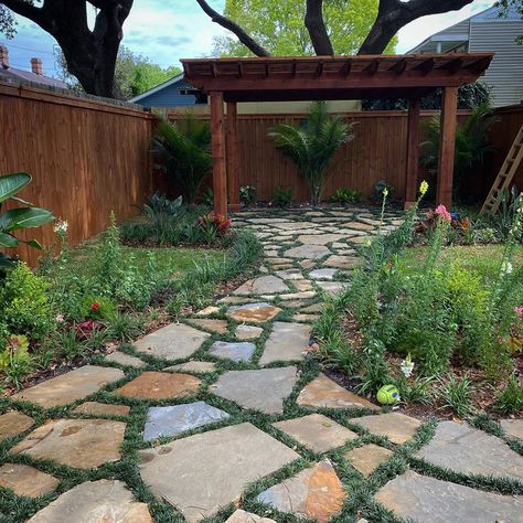 Planting Between Pavers, Mondo Grass Between Pavers, Patio With Grass Between Pavers, Pavers And Grass Backyard, Mondo Grass Pavers, Paver Walkway With Grass In Between, Paver Patio With Grass In Between, Pavers In Grass Lawn, Diy Pavers Walkway