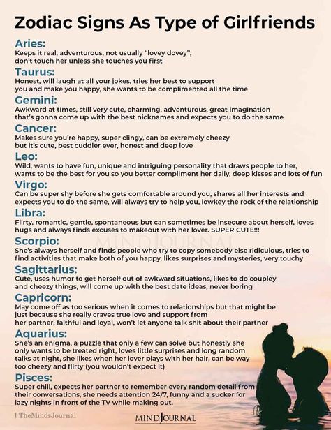 What kind of a girlfriend you are based on your zodiac sign #zodiacsigns #astrology #typeofgirlfriends Good Nicknames, Type Of Girlfriend, Zodiac Characteristics, Signs Astrology, Wealth Dna Code, Sunshine Quotes, Dna Code, Zodiac Sign Traits, Wealth Dna