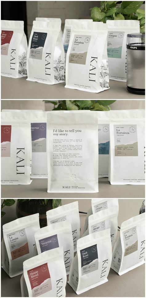 Coffee Packaging Design Bags, Coffee Blend Packaging, Coffee Bag Label, Coffee Roaster Branding, Coffee Bag Packaging Design, Organic Food Packaging Design, Coffee Label Packaging, Coffee Design Packaging, Coffee Packing Design