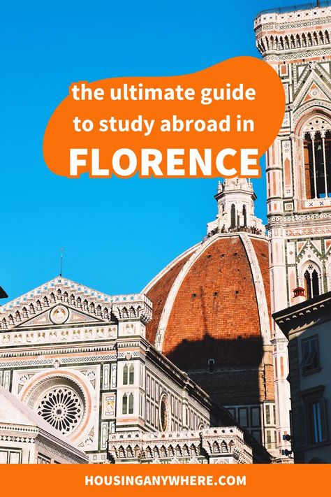 Florence is not only one of the best places to live in Italy but also a great place to study abroad. From renowned universities, vibrant student population, exciting nightlife, magnificent art, or delicious food, you’ll have an amazing study abroad experience in Florence, Italy. Click here to find out more! Florence best things to do | Florence top things to do | Florence travel | Florence guide | Florence hidden gems | Florence itinerary | Italian hidden gems | Student life in Florence Study Abroad Florence, Florence Guide, Florence Itinerary, Live In Italy, Place To Study, Florence Travel, Living In Italy, Places To Live, Studying Abroad