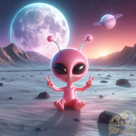 https://card9.com/ai/cute-pink-alien Alien Cute, Whatsapp Emoji, Alien Stuff, Alien Pictures, Pink Alien, Alien Artwork, Alien Aesthetic, Arte Alien, Alien Character