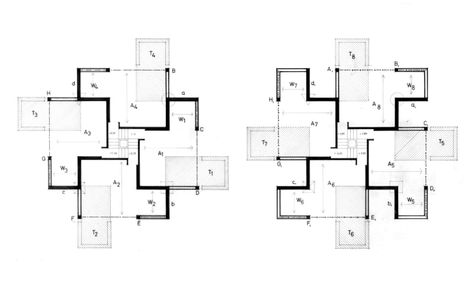 Ricardo Bofill Taller de Arquitectura · Kafka Castle Grid Architecture, Social Housing Architecture, Site Analysis Architecture, Asma Kat, Ricardo Bofill, مركز ثقافي, Urban Housing, Architecture Concept Diagram, Architecture Concept Drawings