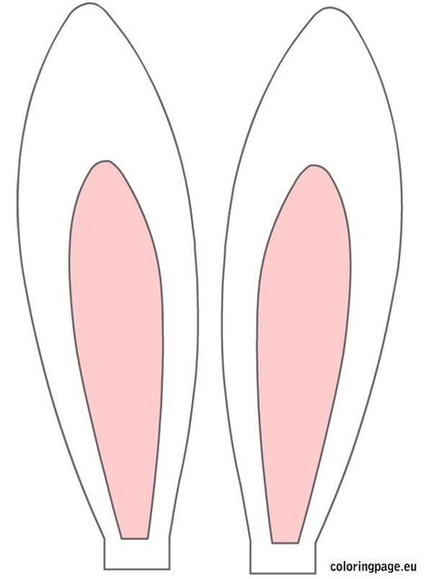 Bunny Ears Template, Egg Facts, Easter Bunny Template, Easter Hare, Bunny Templates, Easter Bunny Ears, Bunny Party, Bunny Birthday, Easter Art