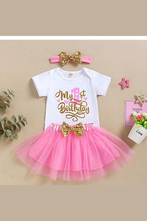 Girl Birthday Cake, Birthday Romper, Cake Smash Outfit Girl, First Birthday Outfit Girl, 1st Birthday Tutu, Birthday Tutu Outfit