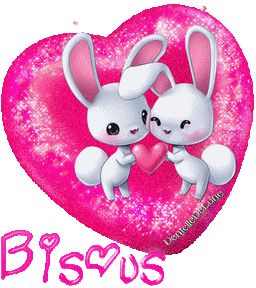 Gif animé Bisous avec mignon couple de lapins - les gifs animés de dentelledelune Anime Bisou, Calin Gif, Love Heart Images, I Love You Pictures, Big Cats Art, Tatty Teddy, Cat Art, Hello Kitty, Gif