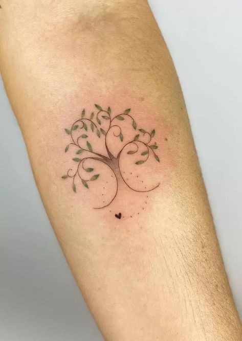 27 Beautiful Tree Tattoos - A Guide to Their Meanings Tiny Tree Tattoo, Small Celtic Tattoos, Birch Tree Tattoos, Celtic Tattoo For Women, Maple Tree Tattoos, Tree Tattoo Meaning, Oak Tree Tattoo, Willow Tree Tattoos, Tree Tattoo Small