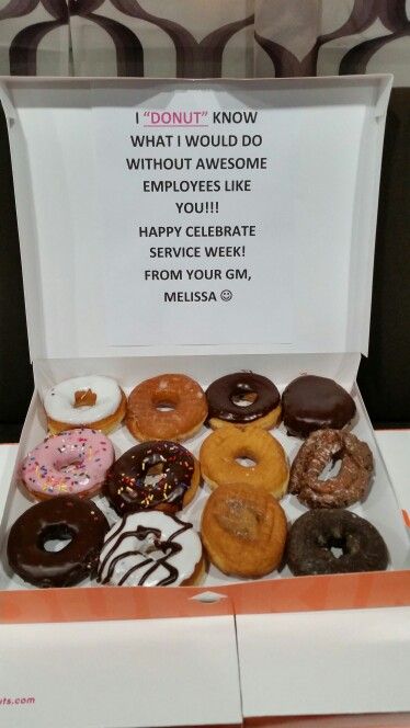 I "donut" know what I would do with out awesome employees like you! Customer Service Week, Appreciation Gifts Diy, Staff Appreciation Gifts, Employee Morale, Volunteer Appreciation, Staff Gifts, Employee Recognition, Employee Appreciation Gifts, Staff Appreciation