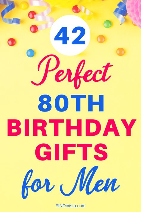 Looking for the best 80th birthday gifts for men?  Look no further!  These brilliant gift ideas will help you celebrate in style!  Don't miss these must-have 80 year old birthday gifts! 80th Birthday Gift Basket Ideas, Mans 80th Birthday Party Ideas, Funny 80th Birthday Ideas, Gag Gifts For 80 Year Old Man, 80 Th Birthday Gift Ideas, Surprise 80th Birthday Party Ideas, Gifts For 80 Year Old Man, 80 Year Old Birthday Gift Ideas, 80 Year Old Birthday Ideas Decoration