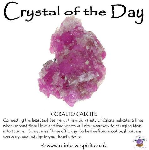 Crystal of the day Cobalto Calcite Best Healing Crystals, Cobalto Calcite, Crystal Seashells, Crystal Healing Chart, Crystal Uses, Crystal Guide, Gemstone Properties, Crystals Healing Properties, Gemstone Meanings