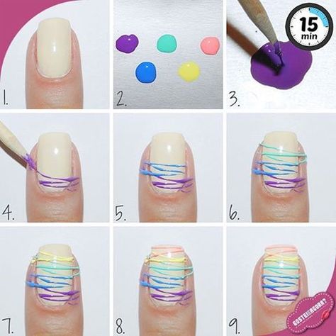 Nailart Tutorial, Nail Swag, Cute Nail Art, Cool Nail Designs, Fancy Nails, Nail Art Tutorial, Easy Nail Art, Creative Nails, Nail Tutorials