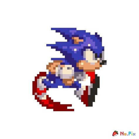 Sonic Running, Video Game Perler, Tatoo Inspiration, Things To Do When Bored, 16 Bit, Perler Bead Art, The Hedgehog, Paint By Number, Bead Art