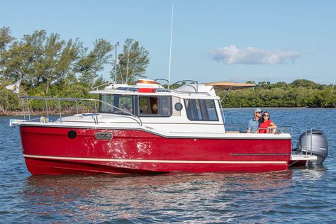 7 Small, Trailerable Pocket Trawlers for New Cruisers Trailerable Trawler, Pilothouse Boat, Ranger Tugs, Cheap Boats, Trawler Boats, Sport Rack, Hydronic Heating, Sporty Looks, Closed Cell Foam