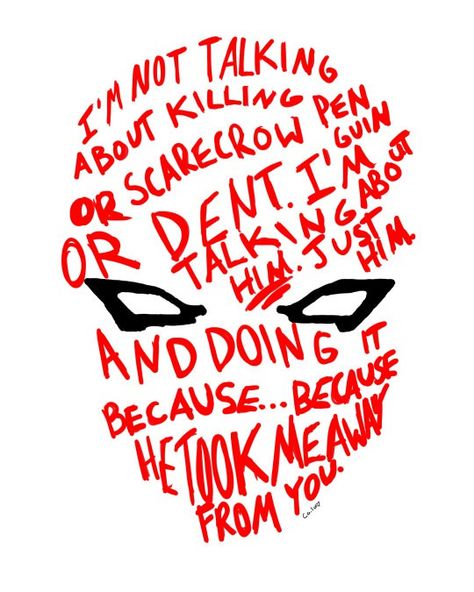 Bruce, I forgive you for not saving me. But why, why is he still alive?! - 9GAG Red Hood Helmet, The Red Hood, Jason Todd Robin, Batfamily Funny, What I Like About You, Red Hood Jason Todd, Univers Dc, Not Talking, Arkham Knight