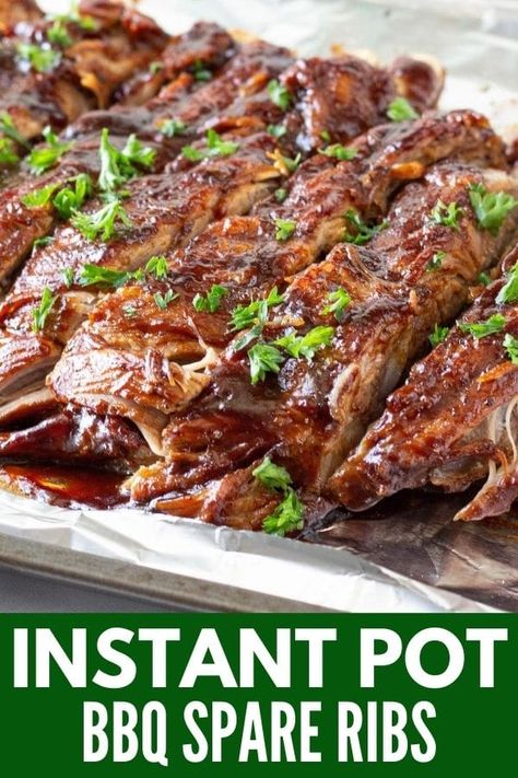 Spare Ribs Instant Pot Recipe, Instapot Pork Spare Ribs Recipe, Instapot Barbecue Ribs, Boneless Pork Spare Ribs Instant Pot, Bbq Spare Ribs Instant Pot, Instant Pot Barbecue Ribs, Spare Ribs In The Instant Pot, Instapot Spare Ribs Recipe, Instant Pot Spare Ribs Pork