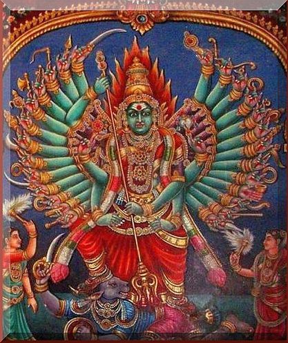 Tantra | sreenivasarao's blogs Maha Chandi Devi Images, Navratri Puja, Devi Maa, Mysore Painting, Kali Hindu, Yoga Blog, Durga Kali, Kali Mata, Aadi Shakti