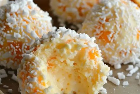 Orange Creamsicle Truffles, Creamsicle Truffles, Orange Food, Dessert Truffles, Orange Baking, Orange Extract, Pumpkin French Toast, Orange Food Coloring, Truffles Recipe