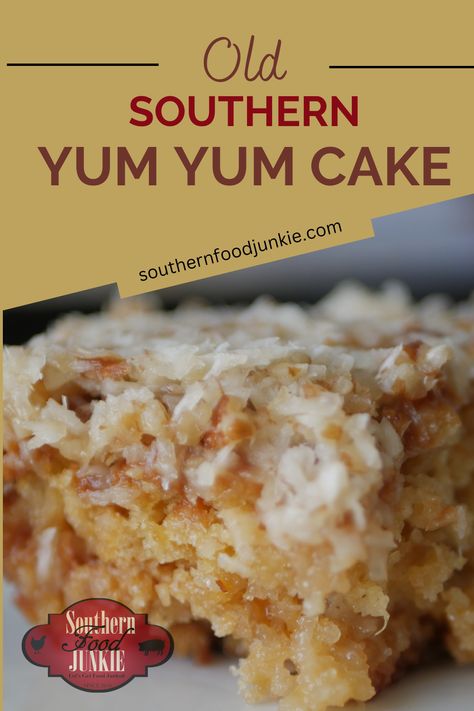 Old Southern Yum Yum Cake Recipe Recipes Using Cake Flour Desserts, Old Fashion Sheet Cake, Granny Cake With Coconut, Texas Yum Yum Pie, Oklahoma Cake Recipe, Preacher Cake Recipe, Southern Bourbon Cake 12 Tomatoes, Louisiana Stranger Cake Recipe, Pioneer Woman Cake Recipes