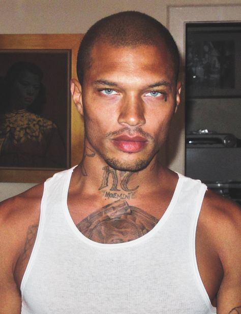 Male Lips, Jeremy Meeks, Celebrity Mugshots, Face Profile, Light Skin Men, Dark Skin Men, Man About Town, Cute Black Guys, Black Boys