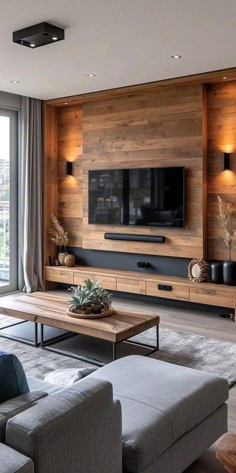 Mounted Tv Ideas Living Rooms, Living Wall Decor, With Wallpaper, Tv Wall Decor, Tv Wall Design, Home Design Living Room, Living Room Tv Wall, Living Room Inspo, Living Room Tv