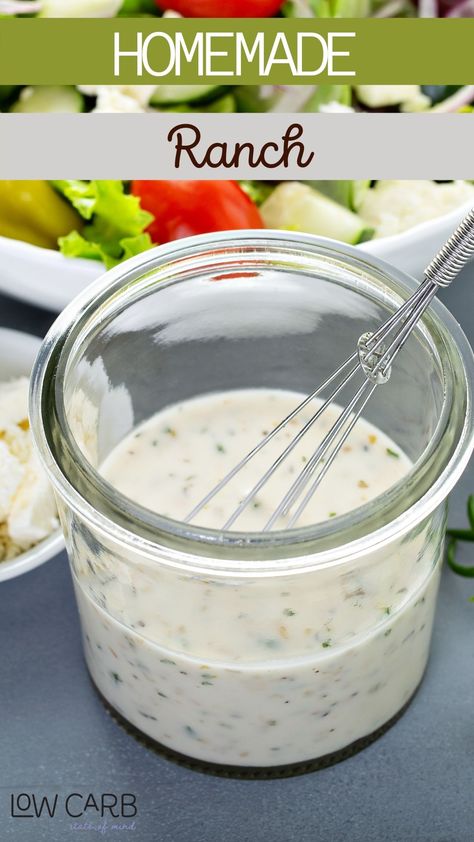 Homemade Ranch Dressing Mix Recipe, Diet Appetizers, Ranch Dressing Mix Recipe, Homemade Ranch Dressing Mix, Healthy Ranch Dressing, Yogurt Ranch Dressing, Homemade Ranch Seasoning, Buttermilk Ranch Dressing, Dry Ranch Dressing Mix