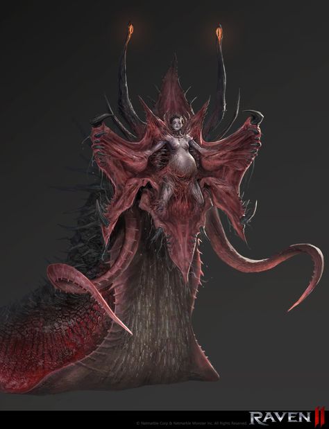 ArtStation - RAVEN2 work Cryptic Monsters, Bunyip Monster, Horror Creature Concept Art, Scorn Concept Art, Silent Hill Creatures, Mutated Zombie, Biopunk Art, Dark Character Design, The Darkness Comic