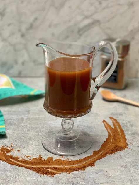 Spiced Rum Sauce Rum Sauce Recipe, Rum Sauce, Greek Chickpea Salad, Brownie Sundae, Simple Syrup Recipes, Syrup Recipe, Spiced Rum, Alcohol Drink Recipes, Caramel Sauce