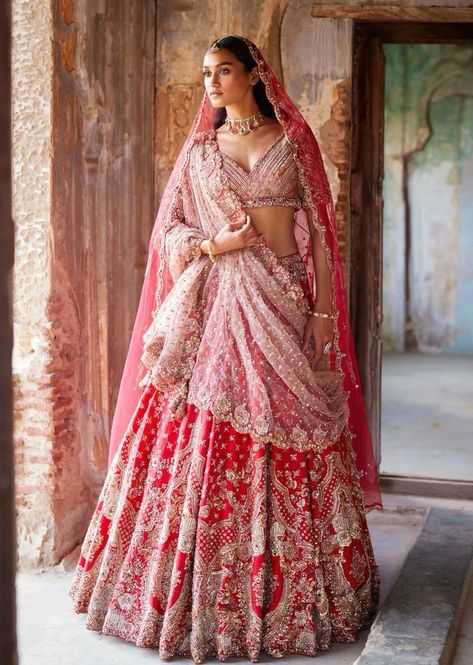 Mr. Raichand, I don't need your help in my personal matters. You are … #generalfiction #General Fiction #amreading #books #wattpad Kamdani Dupatta, Kamdani Work, Silk Bridal Lehenga, Head Veil, Gold Lehenga, Bridal Lengha, Anamika Khanna, Bridal Lehenga Collection, Diana Penty