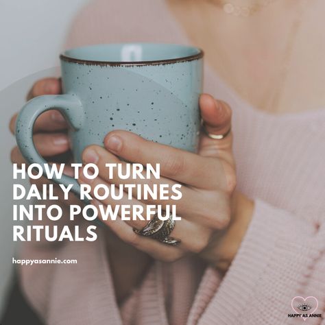 How to turn daily routines into powerful rituals | Daily Rituals Creating Rituals, Writing Content, Morning Magic, Evening Rituals, The Desire Map, Career Vision Board, Bottle Design Packaging, Bedtime Ritual, Empty Nest