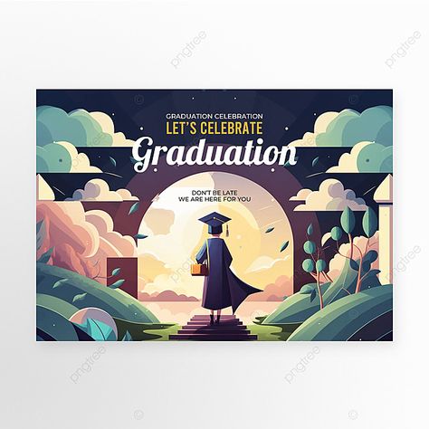 cartoon white cloud student back view graduation ceremony poster Graduation Canvas Ideas, Graduation Designs Ideas, Graduation Poster Design, Graduation Posters, Graduation Poster Ideas, Graduation Canvas, Bed Fort, Selfie Frame, Graduation Poster