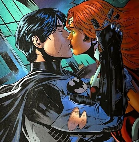 Robstar Fanart, Titans United, Starfire And Nightwing, Nightwing Starfire, Kory Anders, Nightwing Wallpaper, Nighwing, Starfire Comics, Robin Starfire