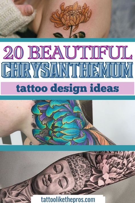 Chrysanthemum And Moon Tattoo, Scorpion Chrysanthemum Tattoo, Chrysanthemum And Butterfly Tattoo, Chrysanthemum Tattoo Black And White, November Birth Flower Tattoo Chrysanthemums, Chrysanthemums Tattoo, November Flower Tattoo Chrysanthemums, Chrysanthemum Tattoo Design, Chrysanthemum Flower Tattoo