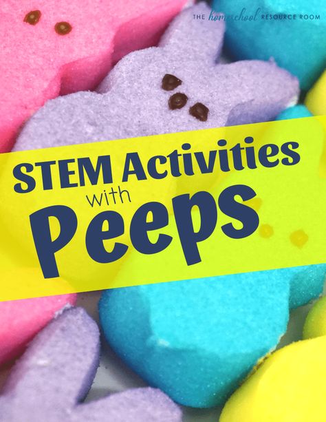 15 Easter STEM Activities – The Homeschool Resource Room Peeps Science Experiment, Easter Science Experiments, Easter Stem Activities, Spring Stem Activities, Easter Homeschool, Easter Stem, Easter Science, Stem Activities For Kids, Easter Kindergarten