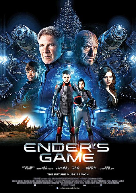 Ender's Game Movie Poster Ender's Game, Orson Scott Card, Stranger Things Halloween, Abigail Breslin, I Love Cinema, Fiction Movies, Horror Nights, Halloween Horror Nights, Harrison Ford