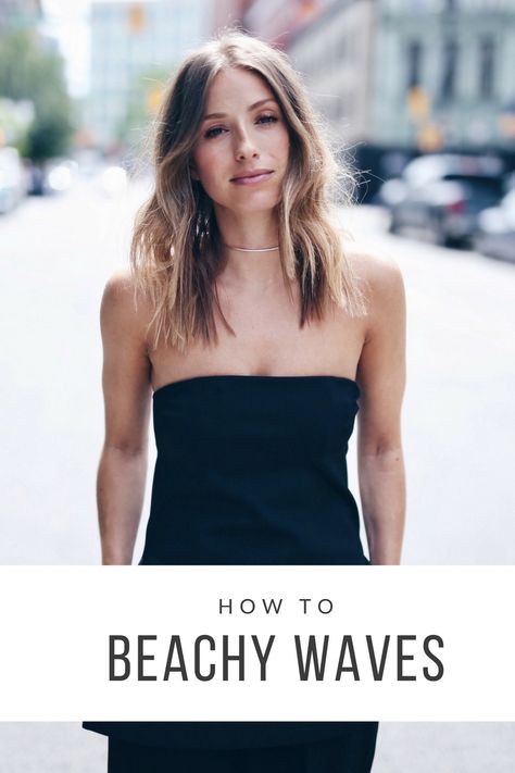 How to get quick, perfect beachy waves | The August Diaries Blonde Ombre Hair Color, Bob Haircut Blonde, Hair Long Bob, Beachy Waves Hair Tutorial, August Diaries, Blonde Ombre Hair, Beachy Waves Hair, Cool Hair, Haircut Blonde