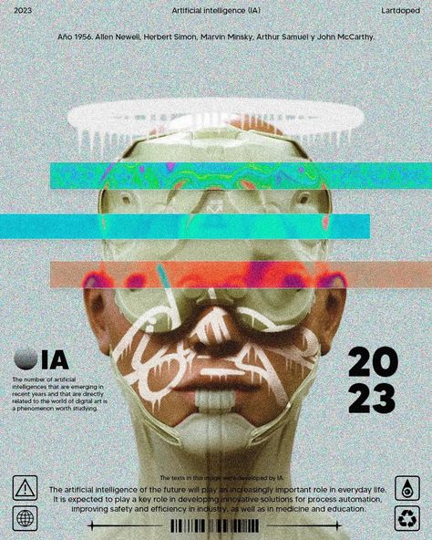 Graphic design and inspiration, fashion, artificial intelligence, AI Surrealism Graphic Design Poster, Subversive Graphic Design, Modern Surrealism Graphic Design, Fashion Graphic Design Layout, Surrealism Graphic Design, Anti Design Graphic, Futurism Graphic Design, Surrealism Poster, Futuristic Graphic Design