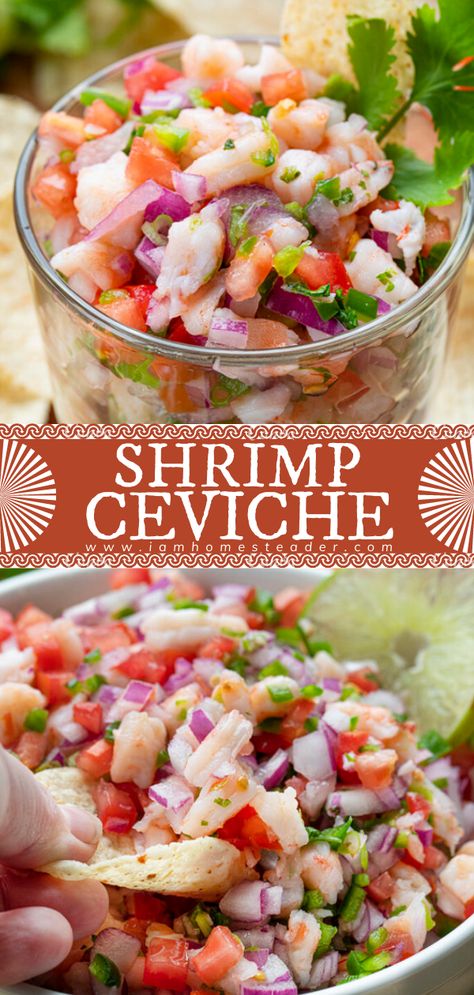 Seafood Skewers, Salad Recipes Healthy, Easy Spring Recipes, Recipes Healthy Easy, Salad Recipes Healthy Easy, Ceviche Recipe, Shrimp Ceviche, Shrimp Recipes For Dinner, Best Appetizer Recipes