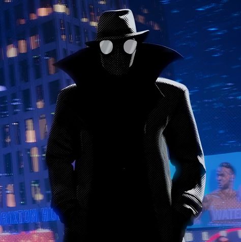 Spider Noir Widget, Noir Spiderman Pfp, Spider Noir Without Mask, Spider Nior, Spider Noir Pfp, Noir Spiderman, Spider Man Noir, Spider Noir, Spiderman Noir