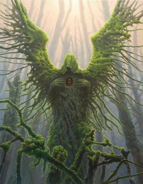 The angel of nature Nature Spirits, Forest Spirit, Have Inspiration, Surrealism Painting, Mythological Creatures, Magical Creatures, Gods And Goddesses, Green Man, An Angel