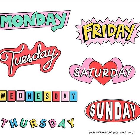 Good Handwriting, Handlettering Quotes, Nice Handwriting, Middle School Classroom, Art Walk, Days Of The Week, Cartoon Stickers, Typography Letters, Instagram Inspo