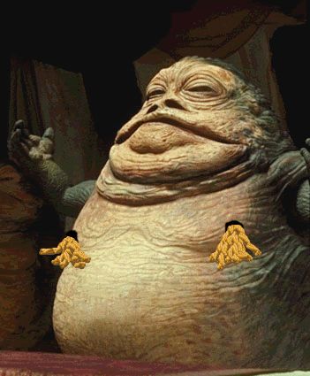 Jabba the Hutt exotic dancer tatas pasties Jabba The Hut, Jabba's Palace, Do You Trust Me, Phantom Menace, Jabba The Hutt, The Phantom Menace, Bounty Hunter, Star Wars Universe, Creature Design