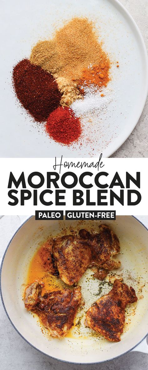 Moroccan Spices Blend, Moroccan Spice Blend, Moroccan Seasoning, Food Spices, Moroccan Salad, Paleo Sauces, Animal Treats, Homemade Seasoning, Fit Foodie Finds