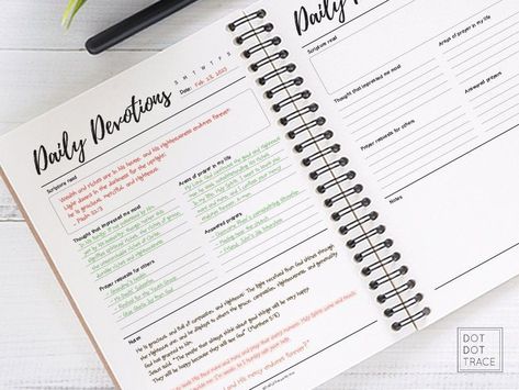 Printable Daily Devotions Daily Devotional Planner Christian Planner Inserts GoodNotes Daily Devotional Journal Template Faith Planner JPG Devotional Journal Template, Devotion Planner, Daily Devotional Journal Ideas, Student Daily Planner, Faith Planner, Free Planner Templates, Daily Planner Inserts, Daily Planner Printables Free, Everyday Planner