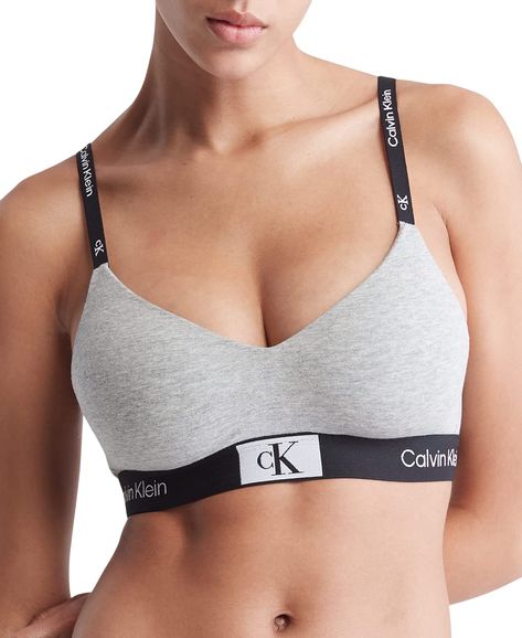 Calvin Klein Shop, Calvin Klein Bralette, Cotton Bralette, Iconic Logo, Womens Maternity, Calvin Klein Women, Calvin Klein Woman, Designer Lingerie, Iconic Women