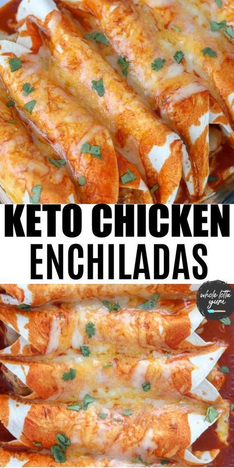 Enchiladas Keto, Mexican Inspired Dinner, Keto Chicken Enchiladas, Keto Enchiladas, Low Carb Enchiladas, Cena Keto, Comidas Keto, Mexican Dinner, Low Carb Tortillas