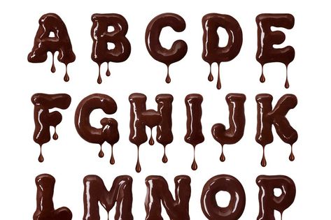 Melting Letters Font, Melting Letters, Chocolate Font, Chocolate Letters, Latin Alphabet, Camping Theme Classroom, Type Poster, Drip Design, Dress Brokat