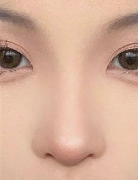 Upturned Doll Eyes, Doll Nose Aesthetic, Small Nose Asian, S Line Nose Ulzzang, Small Alar Base Nose, Nose Claims For Dr, Slim Nose Front View, Flat Nose Drawing, Small Nose Vision Board