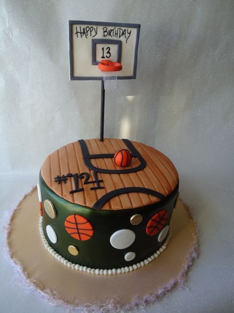 Basketball cake - We love this! Such a super #Cake! Every Basketball lover needs one! ;-) Cakes For Teenagers, Birthday Cake For Boyfriend, Pink Cake Box, Cake For Boyfriend, Basketball Cake, Ball Cake, Sport Cakes, Childrens Birthday Cakes, Cool Birthday Cakes